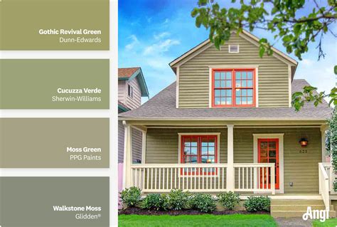 11 Exterior Green House Colors You Ll Love Angi 11 Exterior Green House Colors You Ll Love Angi