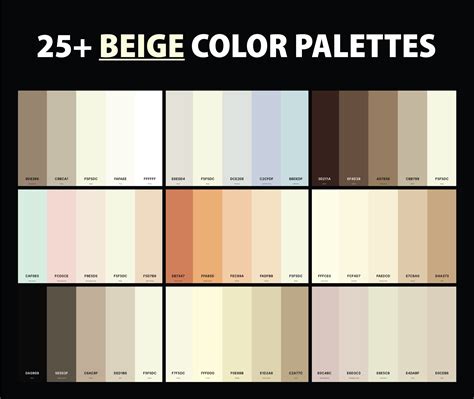 25 Best Beige Color Palettes With Names And Hex Codes Creativebooster 25 Best Beige Color Palettes With Names And Hex Codes Creativebooster