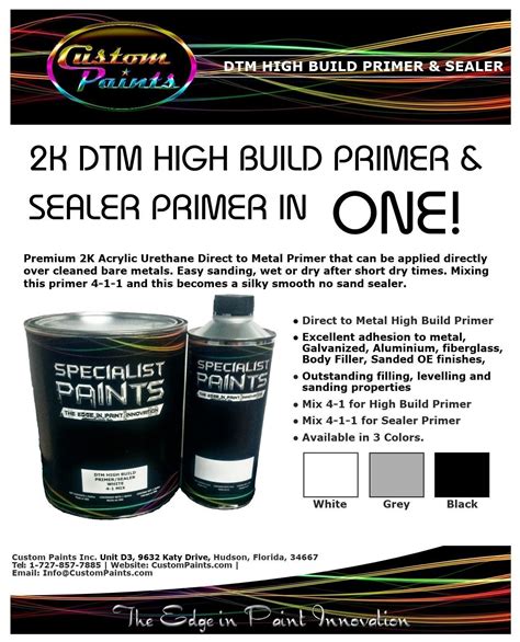 2K Dtm Primer Inc Activator Grey Urethane Based Automotive Paint 2K Dtm Primer Inc Activator Grey Urethane Based Automotive Paint
