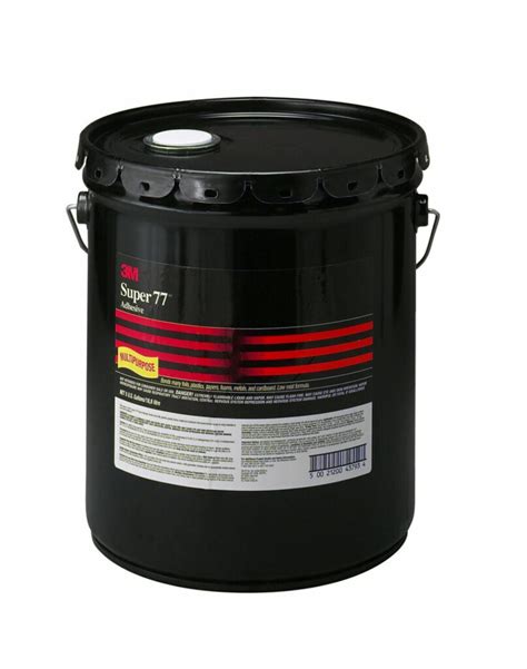 3M Super 77 Spray Adhesive 5 Gal Pail 3M Super 77 Spray Adhesive 5 Gal Pail