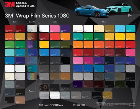 3M Wrap Colors