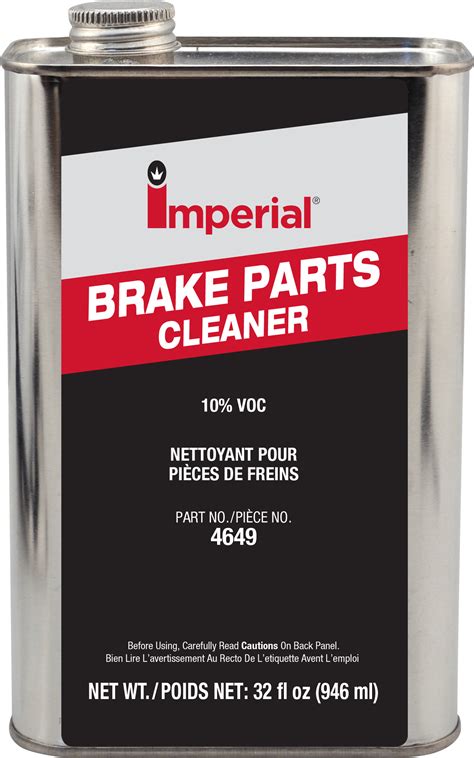 4649 Imperial® Brake Parts Cleaner, 32 Oz. Steel Can, 10% Voc ... 4649 Imperial® Brake Parts Cleaner, 32 Oz. Steel Can, 10% Voc ...