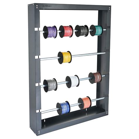 Adirpro Wire Spool Rack Superior Strength Wire Cable Dispenser Conduit Display Storage For Electrical Industrial Retail Use 4 Rods Grey Newegg Com Adirpro Wire Spool Rack Superior Strength Wire Cable Dispenser Conduit Display Storage For Electrical Industrial Retail Use 4 Rods Grey Newegg Com