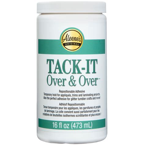 Aleene S Tack It Over Over Repositional Adhesive 16Oz Aleene S Tack It Over Over Repositional Adhesive 16Oz