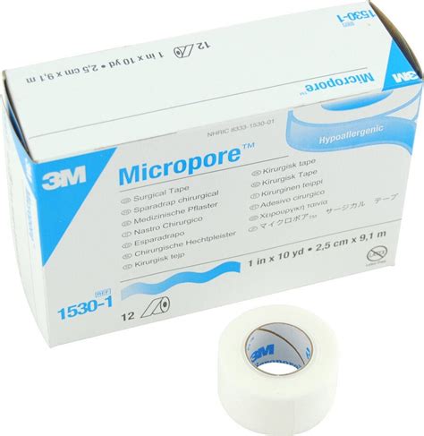 Amazon Com 3M Micropore Surgical Tape 1530 0 1 2 In X 10 Yd 1 25Cm X 9 1M 24 Rolls Carton 10 Cartons Case Health Household Amazon Com 3M Micropore Surgical Tape 1530 0 1 2 In X 10 Yd 1 25Cm X 9 1M 24 Rolls Carton 10 Cartons Case Health Household