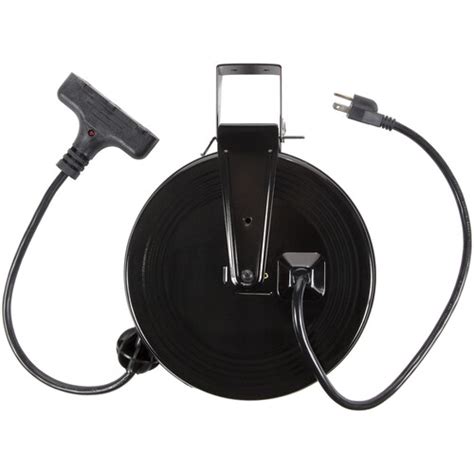 Bayco Products 3 Outlet Retractable Extension Cord Reel Sl 801