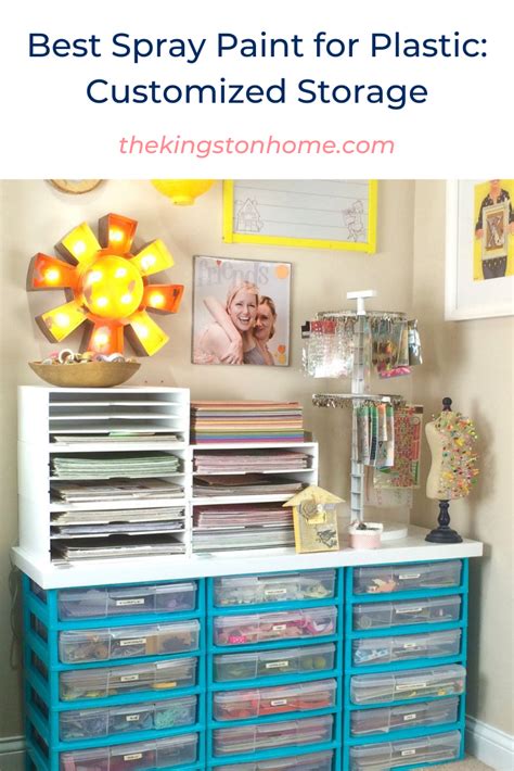 Best Spray Paint For Plastic Customized Storage The Kingston Home Best Spray Paint For Plastic Customized Storage The Kingston Home