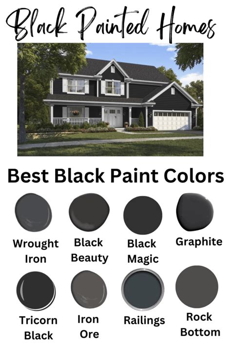 Black Exterior Paint