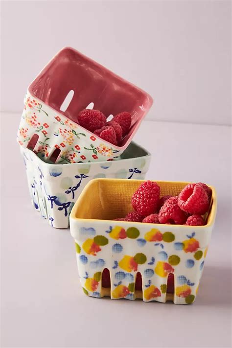Ceramic Berry Basket