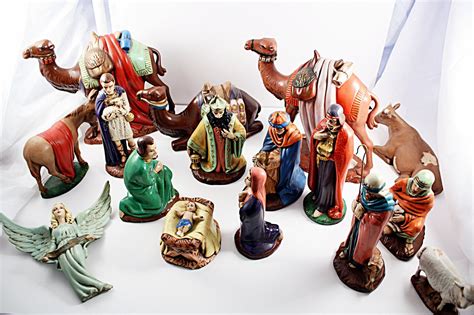 Ceramic Nativity Set