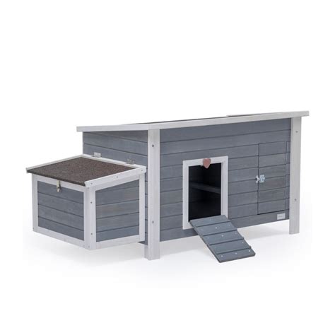 Chicken Coops For Sale With Large Nesting Box Weatherproof Gray Petsfit Chicken Coops For Sale With Large Nesting Box Weatherproof Gray Petsfit