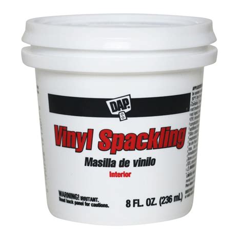 Dap Heavy Duty Vinyl Spackling Paste 1 2 Pt Dap Heavy Duty Vinyl Spackling Paste 1 2 Pt