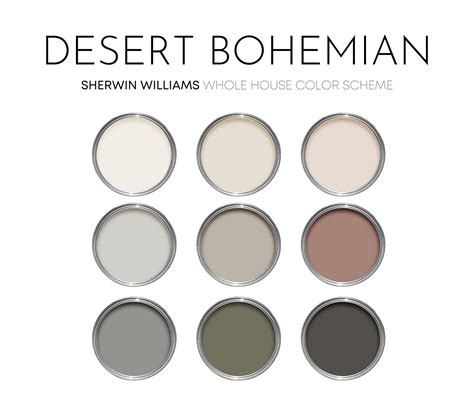 Desert Bohemian Sherwin Williams Paint Palette Paint Colors For Home Millie Hart Interiors Desert Bohemian Sherwin Williams Paint Palette Paint Colors For Home Millie Hart Interiors
