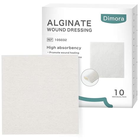 Dimora Calcium Alginate Wound Dressing Highly Absorbent 4 X 4 Dimora Calcium Alginate Wound Dressing Highly Absorbent 4 X 4