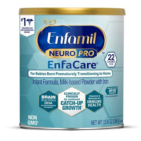 Enfamil Neuropro Enfacare Premature Baby Formula Milk Based With Iron Enfamil Neuropro Enfacare Premature Baby Formula Milk Based With Iron