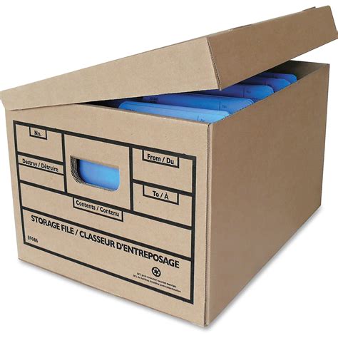 File Boxes With Lids
