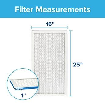 Filtrete 16 In W X 25 In L X 1 In Merv 13 1900 Mpr Premium Allergen Bacteria And Virus Electrostatic Pleated Air Filter Ma01dc 6 Filtrete 16 In W X 25 In L X 1 In Merv 13 1900 Mpr Premium Allergen Bacteria And Virus Electrostatic Pleated Air Filter Ma01dc 6