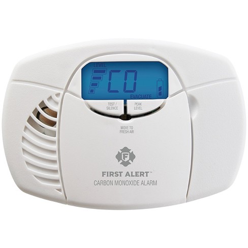 First Alert Battery Powered Carbon Monoxide Alarm With Digital Display First Alert Battery Powered Carbon Monoxide Alarm With Digital Display