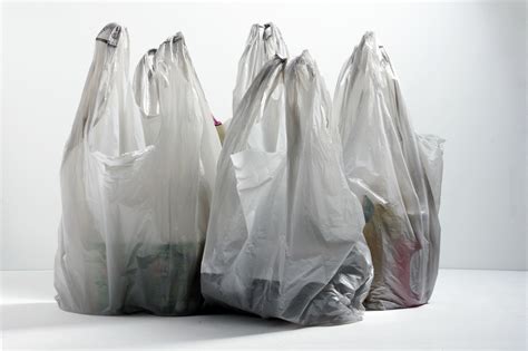 Full Plastic Grocery Bag