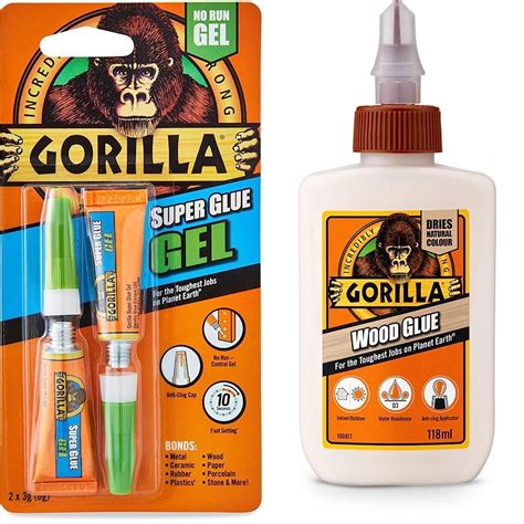 Gorilla Super Glue Gel Gorilla Glue Gorilla Super Glue Gel Gorilla Glue