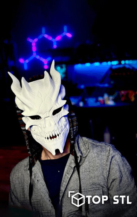Half Face Skull Mask Stl File For 3D Printing Cults Half Face Skull Mask Stl File For 3D Printing Cults