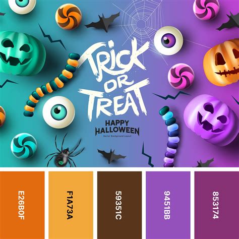 Halloween Colors Palette