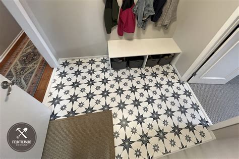 How To Stencil Paint Your Floor Field Treasure Designs How To Stencil Paint Your Floor Field Treasure Designs
