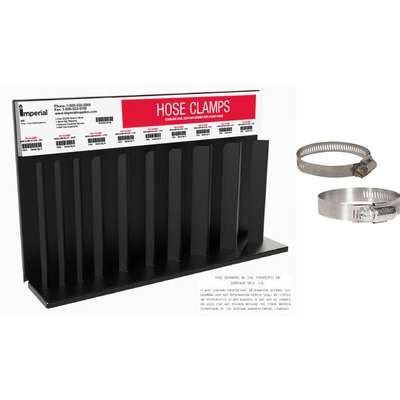 Imperial Small Standard Hose Clamps Assortment 4 Thru 36 Stainless Steel Slotted Hex Head 70 Pieces Imperial Small Standard Hose Clamps Assortment 4 Thru 36 Stainless Steel Slotted Hex Head 70 Pieces