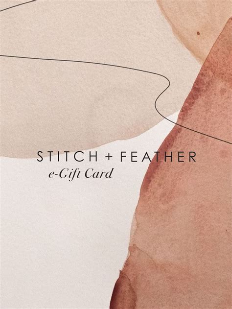 In Store Only Gift Card Stitch And Feather In Store Only Gift Card Stitch And Feather