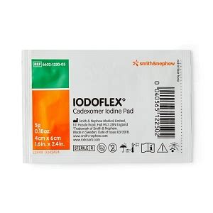 Iodoflex Cadexomer Iodine Pads Medline Iodoflex Cadexomer Iodine Pads Medline
