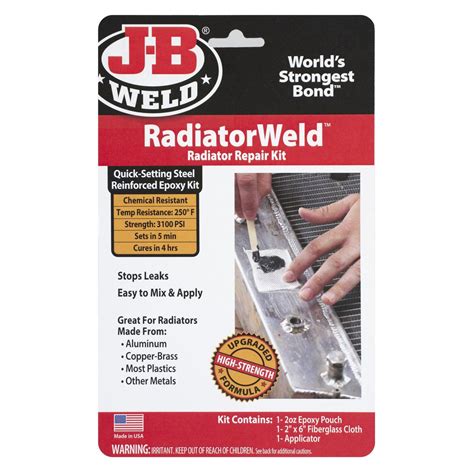J B Weld Jb Weld 226864 Radiator Plastic Repair Kit 226864 Zoro J B Weld Jb Weld 226864 Radiator Plastic Repair Kit 226864 Zoro