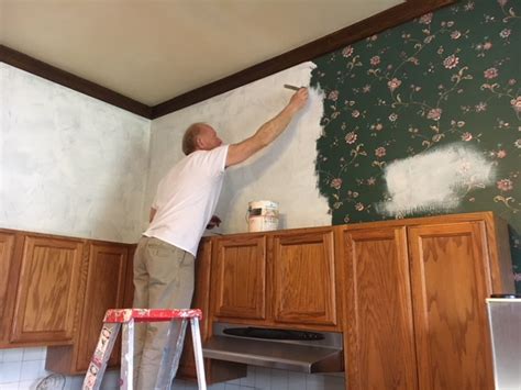Kitchen Project Painting Over Wallpaper Kevin Lee Jacobs Kitchen Project Painting Over Wallpaper Kevin Lee Jacobs
