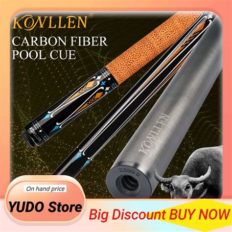 Konllen Carbon Energy Carbon Fiber Pool Cue Shaft 12 5Mm Tip Stick 3 8 Konllen Carbon Energy Carbon Fiber Pool Cue Shaft 12 5Mm Tip Stick 3 8