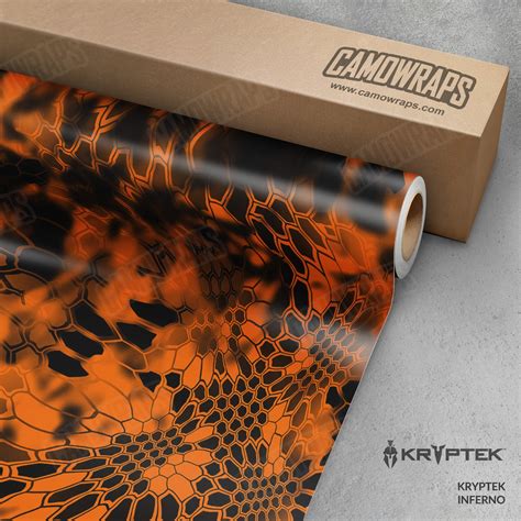Kryptek Inferno Camo Vinyl Wrap Camowraps 3M 47In 60Ft Kryptek Inferno Camo Vinyl Wrap Camowraps 3M 47In 60Ft