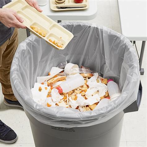 Lavex Hercules 56 Gallon 2 Mil 44 X 55 Low Density Heavy Duty Clear Can Liner Trash Bag 50 Case Lavex Hercules 56 Gallon 2 Mil 44 X 55 Low Density Heavy Duty Clear Can Liner Trash Bag 50 Case