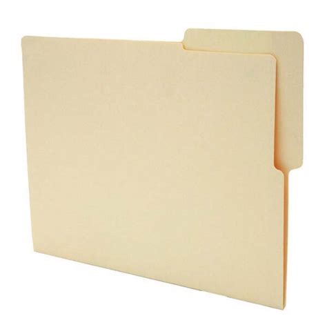 Manila File Folders Letter Size Short Body 11 Pt Half Cut Double Manila File Folders Letter Size Short Body 11 Pt Half Cut Double