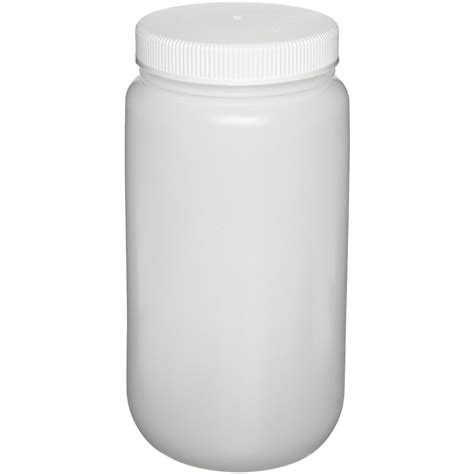 Nalgene High Density Polyethylene Large Wide Mouth Bottle 2 Liters Nalgene High Density Polyethylene Large Wide Mouth Bottle 2 Liters