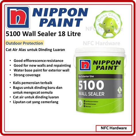 Nippon Paint 5100 Wall Sealer 18 Litre Lazada Nippon Paint 5100 Wall Sealer 18 Litre Lazada