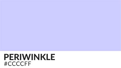 Periwinkle Paint Color