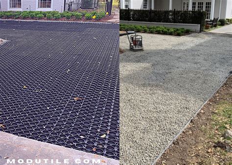 Permeable Plastic Pavers Gravel Base Made In Usa By Modutile Permeable Plastic Pavers Gravel Base Made In Usa By Modutile