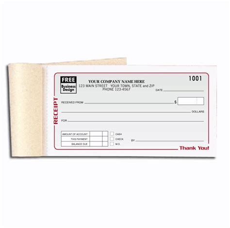 Personalized Business Receipt Books Designsnprint Personalized Business Receipt Books Designsnprint