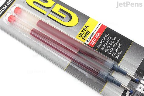 Pilot G2 Gel Pen Refill 0 38 Mm Red Pack Of 2 Jetpens Com Pilot G2 Gel Pen Refill 0 38 Mm Red Pack Of 2 Jetpens Com