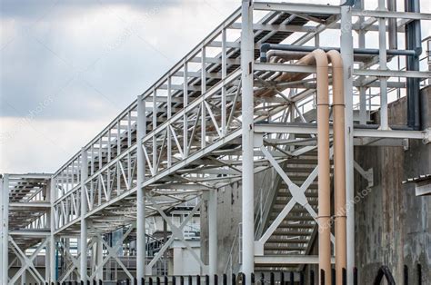Process Pipe On Rack In Factory At Industrial Stock Photo By Petchara Process Pipe On Rack In Factory At Industrial Stock Photo By Petchara