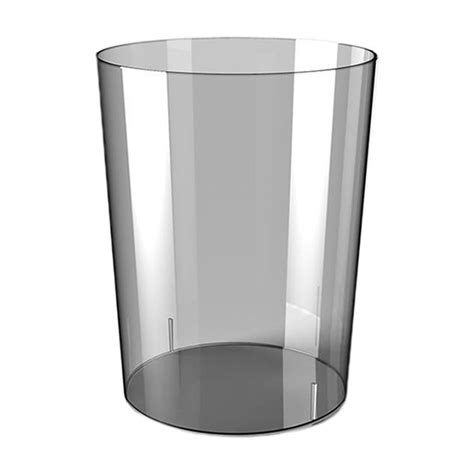 Qtbiuq 12L Transparent Trash Can Large Capacity Pet Plastic Garbage Bin Qtbiuq 12L Transparent Trash Can Large Capacity Pet Plastic Garbage Bin
