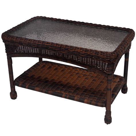 Resin Wicker Coffee Table Patio Star Az Resin Wicker Coffee Table Patio Star Az
