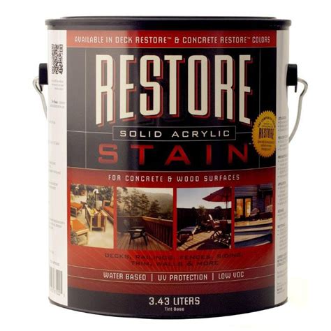 Restore A Deck Solid Stain 1 Gallon Restore A Deck Restore A Deck Solid Stain 1 Gallon Restore A Deck