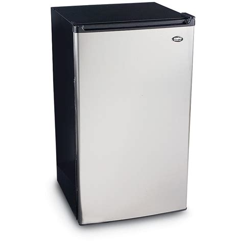 Sanyo Compact Fridge With Stainless Steel Door 99620 Coolers At Sanyo Compact Fridge With Stainless Steel Door 99620 Coolers At