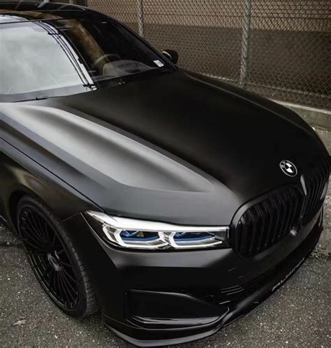 Satin Black Car Wrap