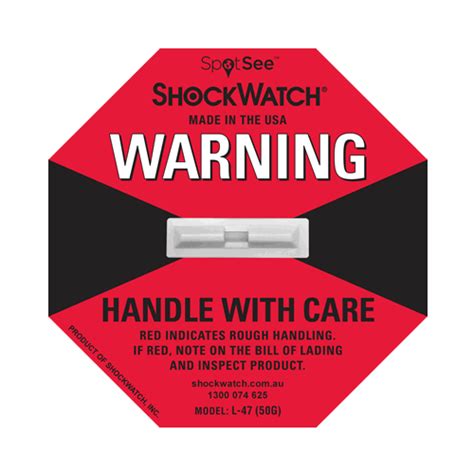 Shockwatch Labels Impact Indicators Shockwatch Labels Impact Indicators