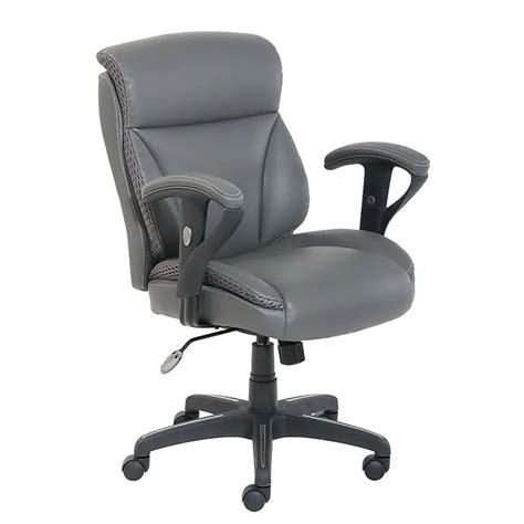 Shop Staples For Dormeo C200 Bonded Leather Task Chair Slate Gray Shop Staples For Dormeo C200 Bonded Leather Task Chair Slate Gray